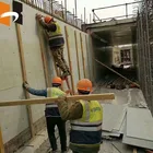 Plastic building material 15mm plastic formwork template for walls