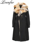 Winter Jacket Parka Fur Warm fox fur collars With rex rabbit fur Trimming Parka