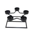 Hot products wholesale cheap triangle shape design 10 candle holder stand