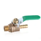 Brass C37700 Material NPT Thread Sand Polished Brass Ball Valve With Steel Handle PVC Coated