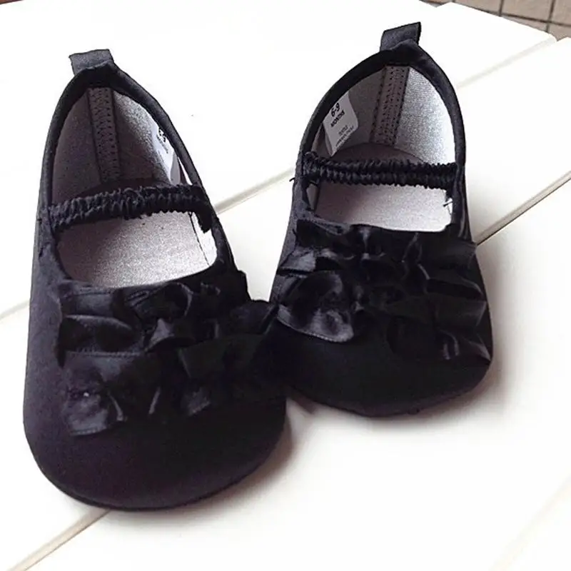 newborn black shoes