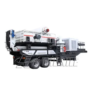 Mobile Rock Sand Crusher Plant Portable Cone Crusher