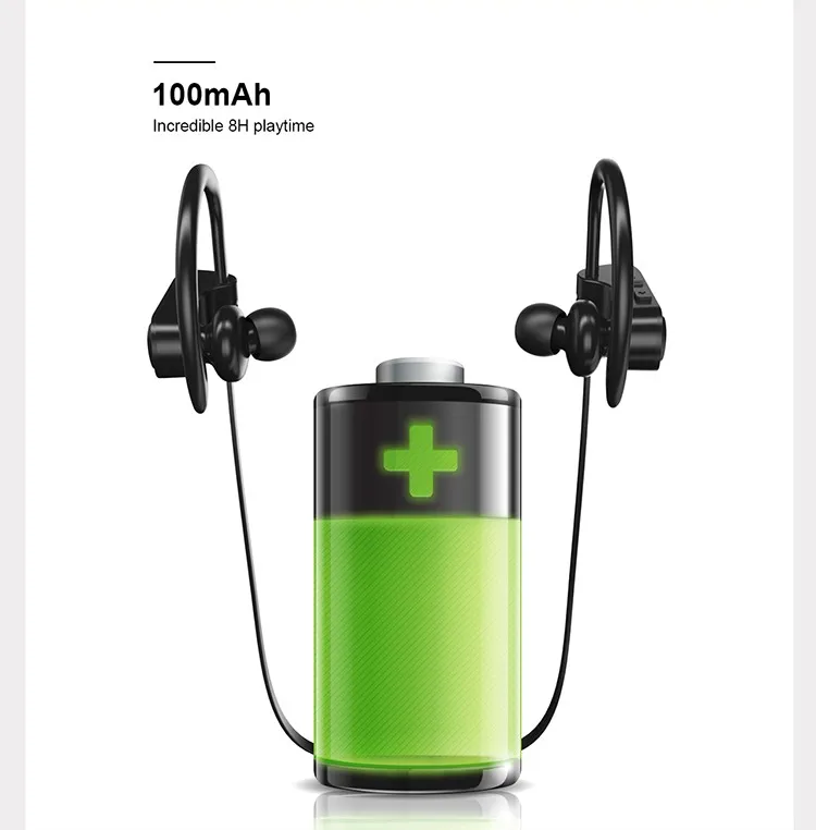 Made in China Sport Wireless Bluetooth Earphone for Smartphone Unique Product Brand RU13 - ANKUX.COM