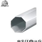 6063 t5 small diameter octagonal aluminum tubes