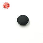 Wholesale fashion garment accessories custom logo clothing black flat denim jeans buttons with design