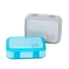Ideal sizes 5 compartment bento lunch box set with fork and spoon for kids