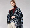 Acrylic Brocade Jacquard Heavy Blanket Scarf Shawl Women's Wrap