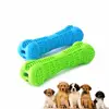 2019 New Dog Toothbrush Toy Natural Fit All Breed of DogsSilicone Dental Care Bite Resistant Chew Bone Toys