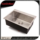 Gaodebao kitchen 304 stainless steel sink single bowel
