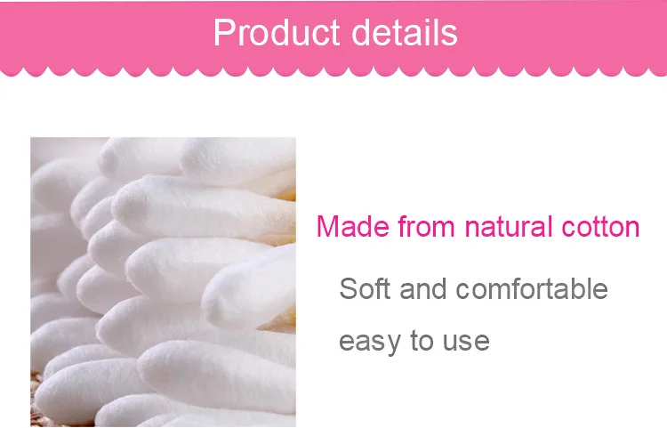 100pcs baby care products cotton swabs cotton buds eco-friendly