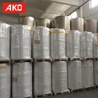 adhesive paper thermal roll labelstock material paper China factory