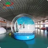 Human Christmas Inflatable Snow Globes Clear Bubble Dome For Take Photo