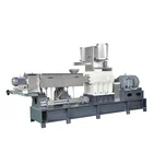 Double screw fried puff ball crispy bugle chip core filled maize flour small corn puff food snack extruder machine price