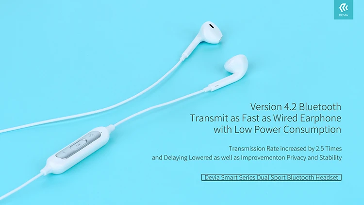 Devia Smart dual headphone sport earphone - ANKUX.COM