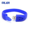 China free shipping 8 Color rubber Pendrive 2.0 flash memory band 16 GB Silicone wristband USB Bracelet