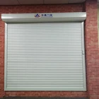 PU thermal Insulated 39mm Double Layer Slat White Aluminum Roller Shutter Window Ready to Ship
