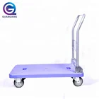 PP platform working cart / hand trolley push cart with wheels