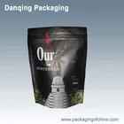 Guangdong manufacturer hot sale Coffee Stand Up Pouch With valve and zipper