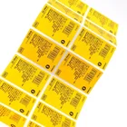 Custom Brand Logo Printed Paper Sock Packaging Barcode Label Price Tags for Packing