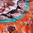Silk Road Elements Designer Muslim Cap Silk Hijab Scarf Women
