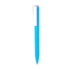 Promotional ODM innovative advertisement of custom logo plastic rubber coated soft touch colorful ballpen pen