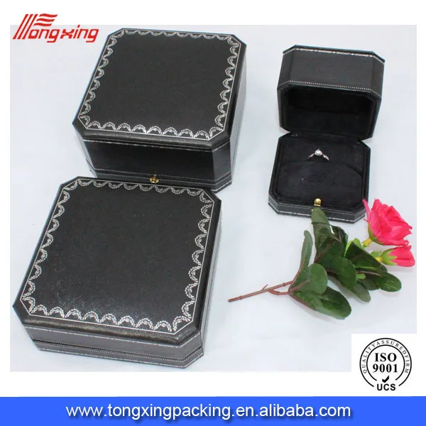 dark blue velvet and satin plastic jewelry box