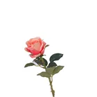 Yutian soft touch artificial flower Bulgaria rose in orange 23.6" tall