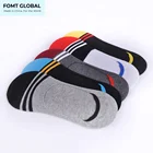 Cheap wholesales Men solid colour No show 100%cotton socks