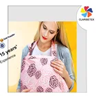 new design organic cotton coral flower nursing cover breastfeeding nursing cover