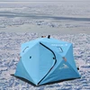 Triple layer 3-4 persons extreme cold weather snow proof winter fishing tent