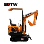 China walk behind mini excavator TW08 TW16 TW18 TW22 track chain excavator