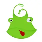 Water Proof Folding Silicone Baby Bib Keep Stains Off