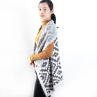 Sued Fring Viscose Winter Warm Fashion New Two Face Shawl With Tag