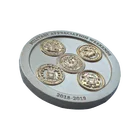 Bulk cheap gold silver military challenge coin no minimum