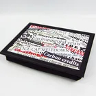 Factory direct sale bean bag wooden Storage Items shot glass serving tray