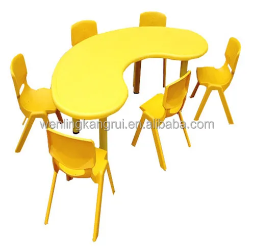 子供の家具のプラスチックのテーブルの子供のテーブル椅子なしで就学前に仕入れ・メーカー・工場