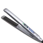 Private Label Flat Iron Steel Straightener Machine Hair Straightener Products Grey Titanium Hair Straightener