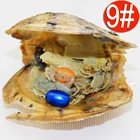 2018 Summer Sale Fresh Water Deep Blue Loose Dyeing DIY Pearl Mystery Gift in Salt Oyster Shell Jewelry