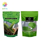 High quality heat seal zip lock stand up pouch organic tea bags