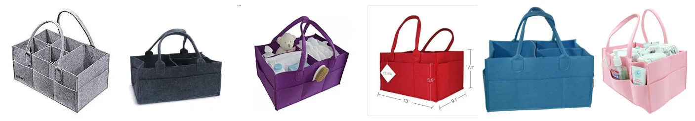 felt diaper caddy organizer