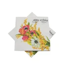 Food Grade Paper Printed Paper Napkin OEM Decorative Food Grade Ink Printed Restaurant Dinner Paper Napkin Paper
