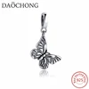 Popular Style Wholesale Fashion 925 sterling Silver Butterfly Charms For snake bracelet