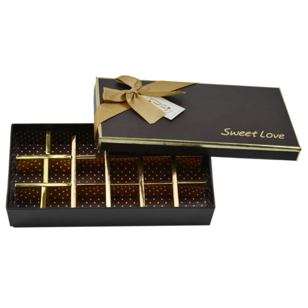 retail hot sale luxury fancy paper packaging chocolate gift