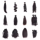 Unprocessed wholesale virgin hair 10 to 30 inch virgin Peruvian hair bundles with lace closure