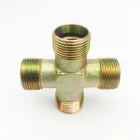 4-Way Cross Hydraulic Pipe Fitting Connector Machinery