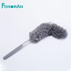 Flexible bendable extendable microfiber hand dust cleaning