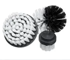 Zhenda 2/3.5/4 inch white pp/nylon electric drill bristle brush mini polishing brush for drill 3pcs set