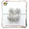 20mm micro pave bead Crystal beads for necklace bracelets
