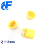 2018 new product woven thread oval fat wristbands with plastic prongs button