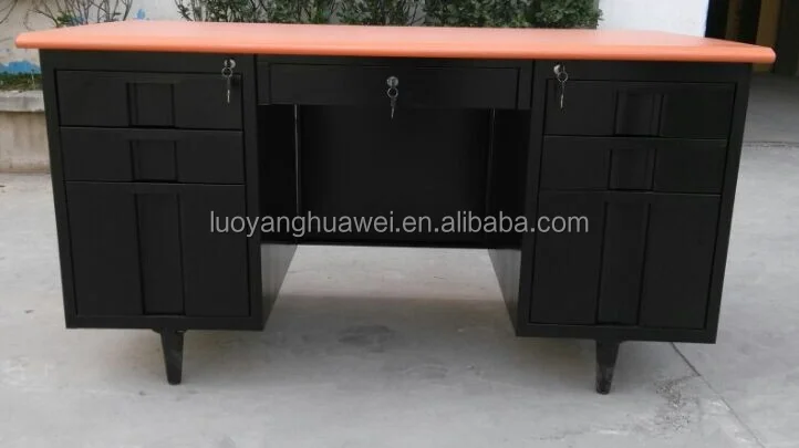 MDF top Steel Reception desk